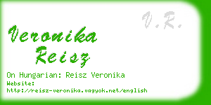 veronika reisz business card